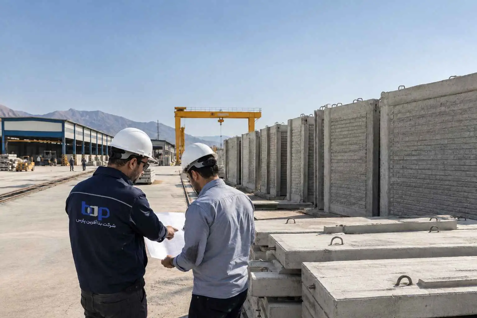 مشاوره فنی و بازدید مهندسی کارخانه بتن پیش ساخته